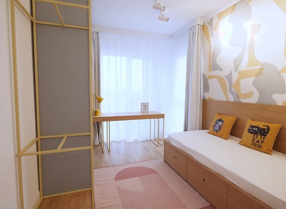 Amenajare cameră de copil în apartament cu 3 camere în Marmura Residence